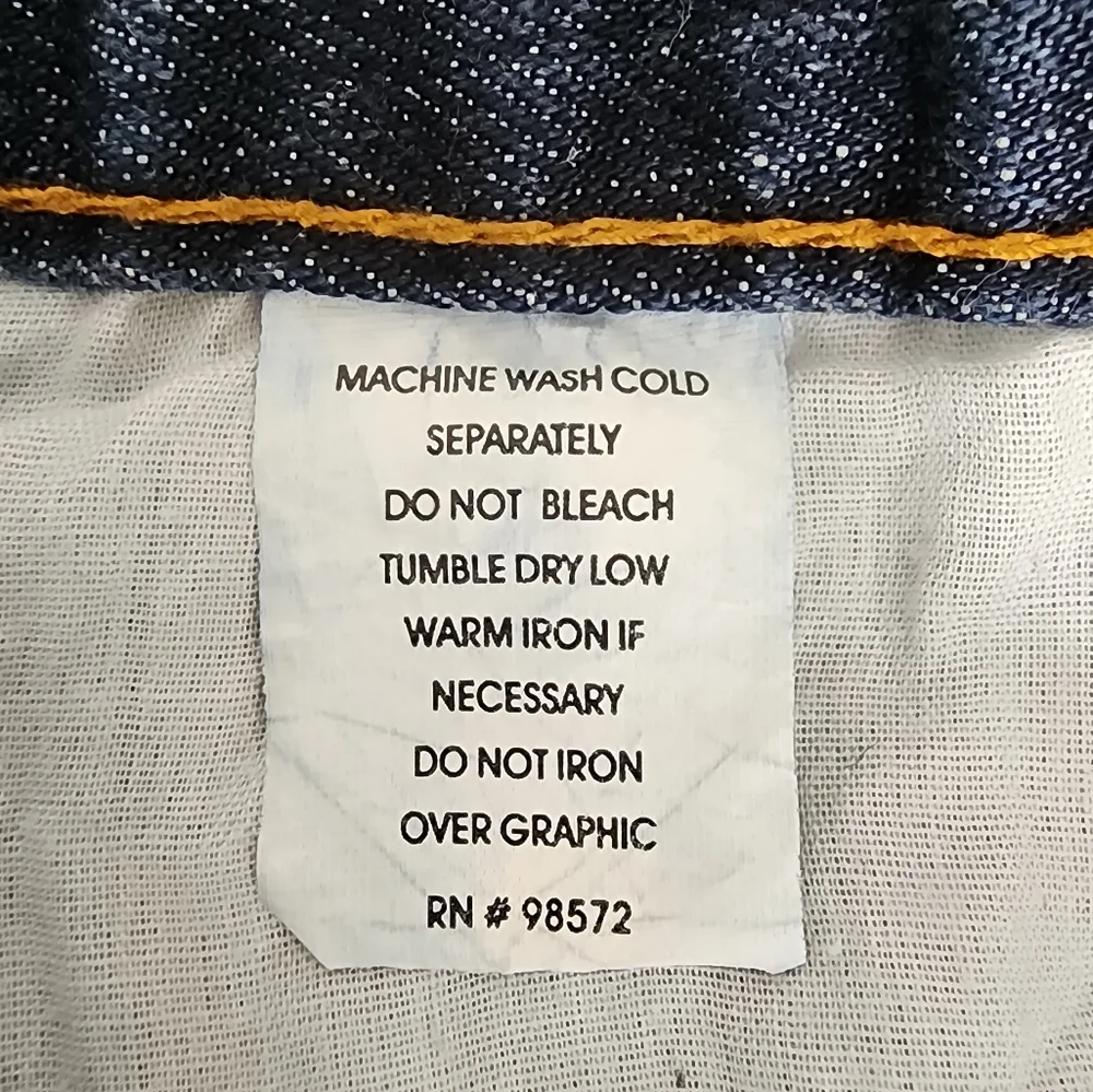 EleVen by Venus Williams Skirt Pocket Logo Graphic Denim Jean Plus Size 14